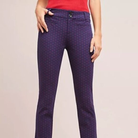 Anthropologie The Essential Slim Cropped Trousers - Picture 2 of 10
